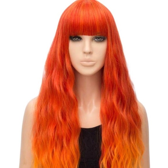 ? Siya Orange ? Ombré COSPLAY  FESTIVAL Wig*NWT* main image 4